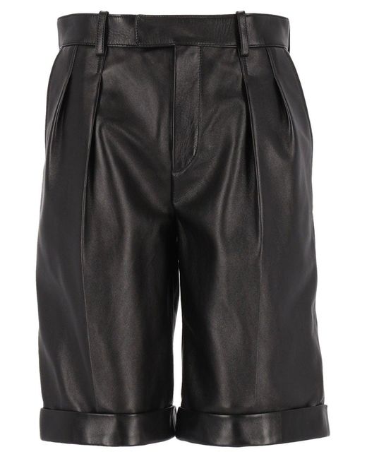Saint Laurent Black Bermuda
