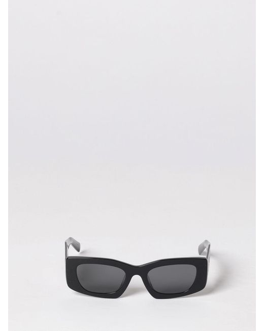 Prada White Acetate Sunglasses With Nylon Lenses And Tone-On-Tone Logo