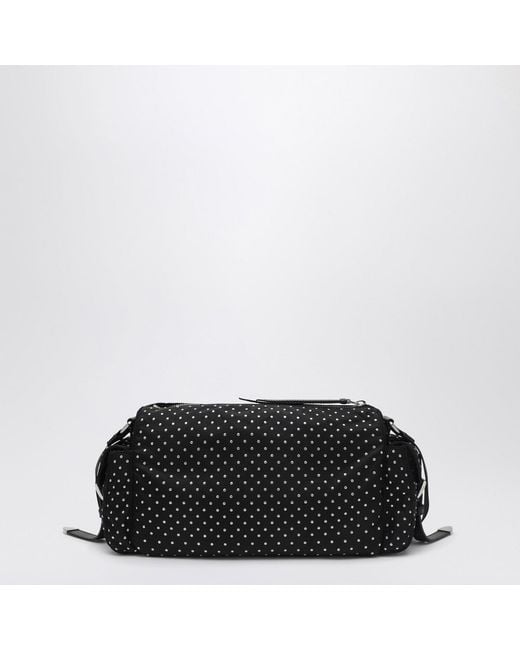 Prada Black Re-Nylon Handbag With Studs