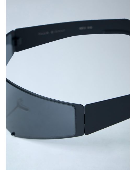 Rick Owens Blue Cyclops Sunglasses