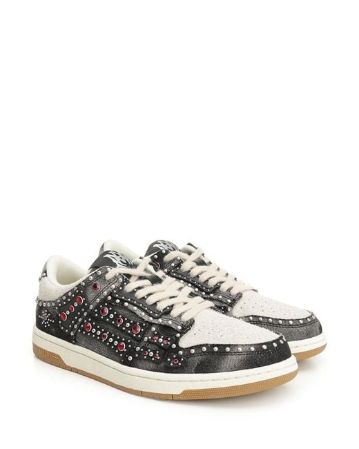Amiri White "Stud Skel" Sneaker for men