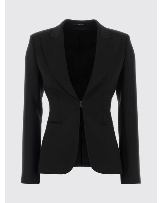 Gucci Black Single-Breasted Wool Blazer