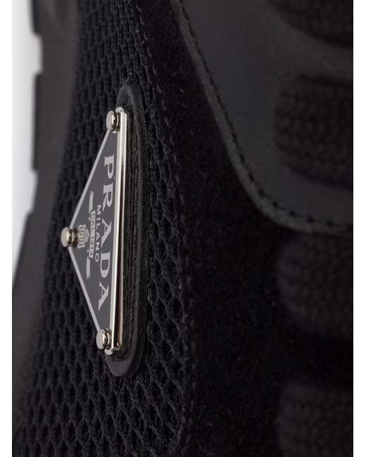 Prada Black Prax Sneakers for men