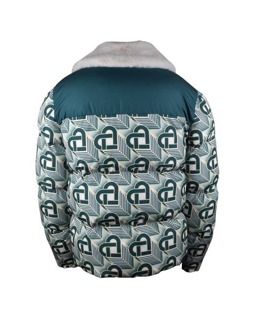 Casablanca Gray Quilted Monogram Jacket