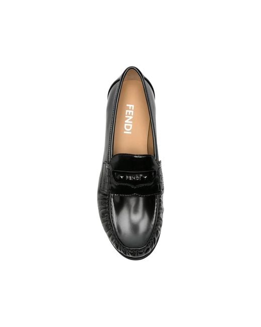 Fendi Black Loafers