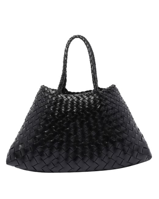 Dragon Diffusion Black Small Santa Croce Shoulder Bag