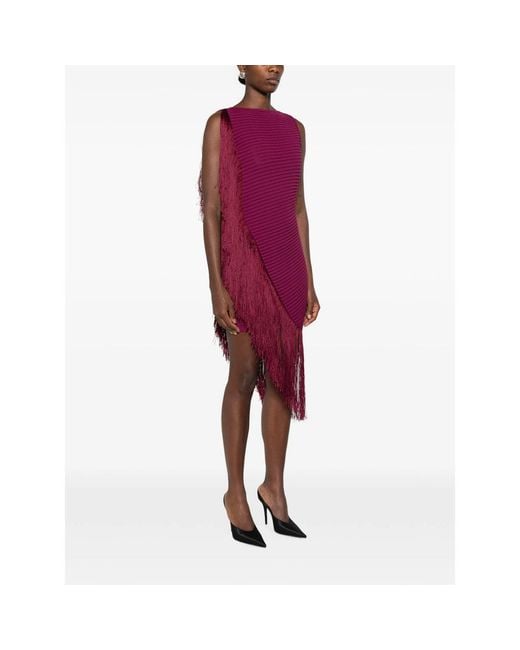Alaïa Purple Alaïa Dresses