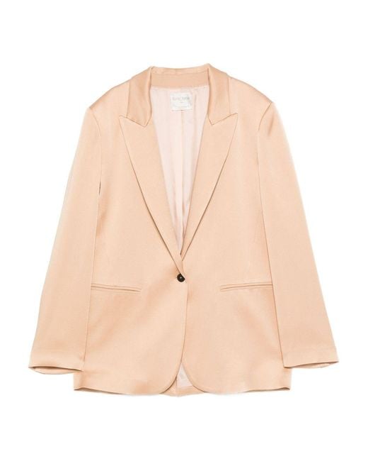 Forte_forte Natural Single-Breasted Blazer Jacket