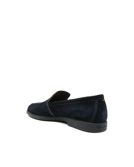 Santoni Blue Shoes for men