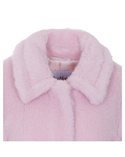 Max Mara Purple Mxmfuggito Heavy Jacket