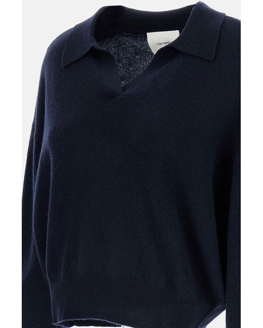 Lisa Yang Blue Wool Sweater