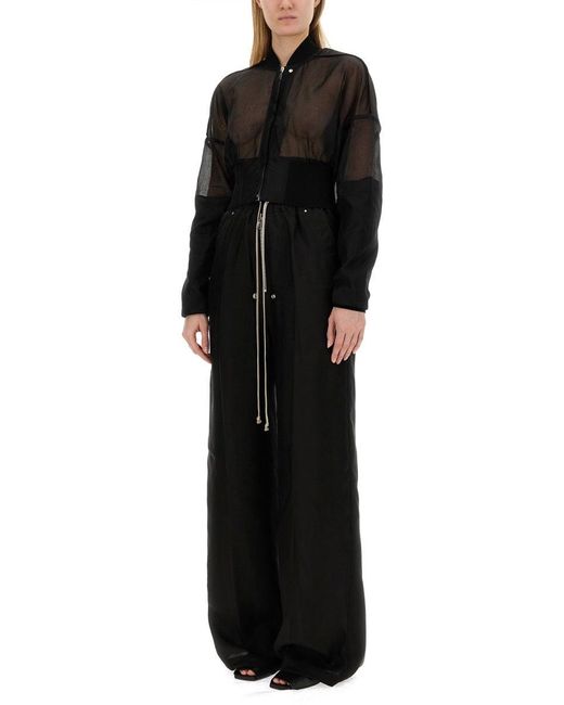 Rick Owens Black Cropped Jacket