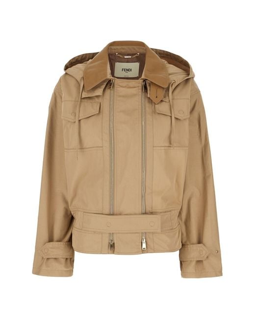 Fendi Natural Clothing Jackets