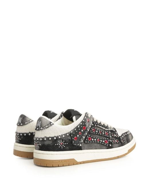 Amiri White "Stud Skel" Sneaker for men