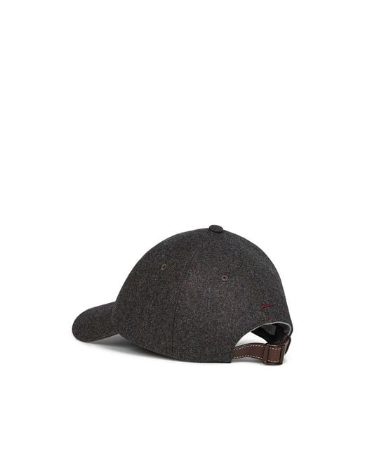 Brunello Cucinelli Black Hats for men