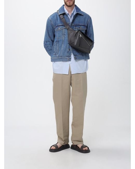 Loewe Blue Shirt Gnawed for men