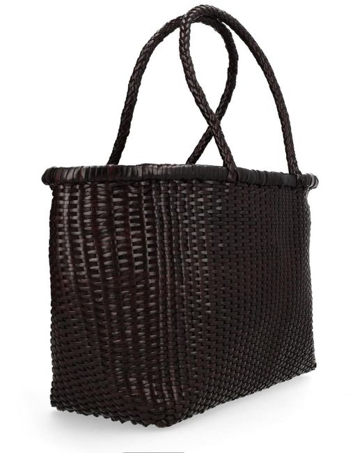 Dragon Diffusion Black Borsa "B Weave" Large