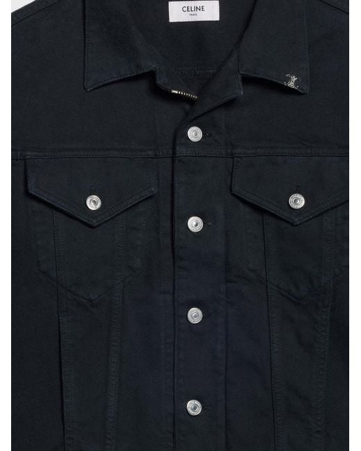 Céline Blue Trucker Denim Jacket for men