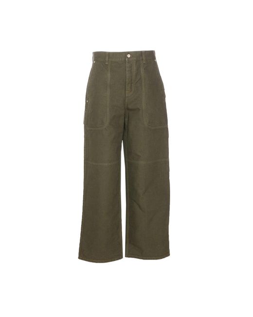 Loewe Green Cargo Pants for men