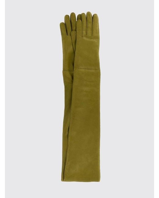 Prada Green Long Nappa Leather Gloves