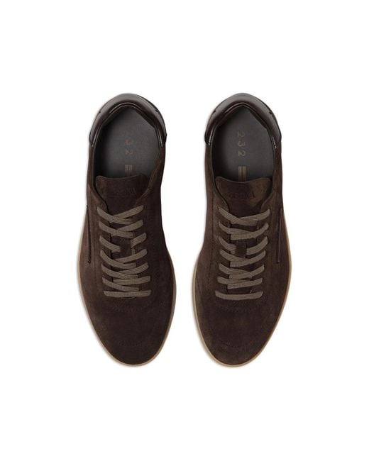 Zegna Brown Trainers for men