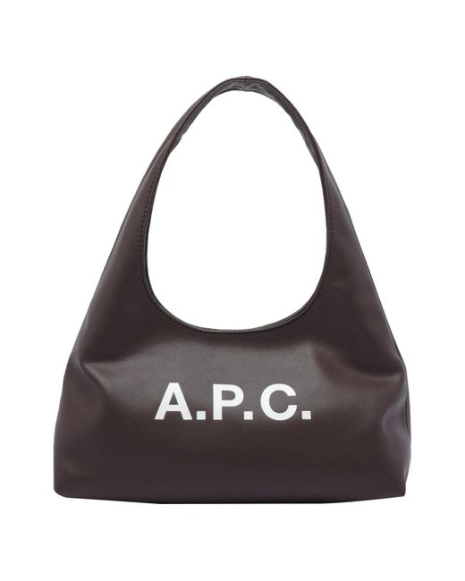 A.P.C. Brown Baby Ninon Shoulder Bag