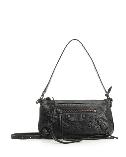 Balenciaga Black "Le City" Shoulder Bag