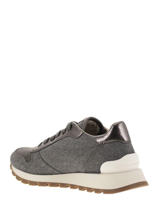 Brunello Cucinelli Gray Runners