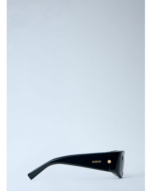 Jacquemus Black Rectangular Frame Sunglasses