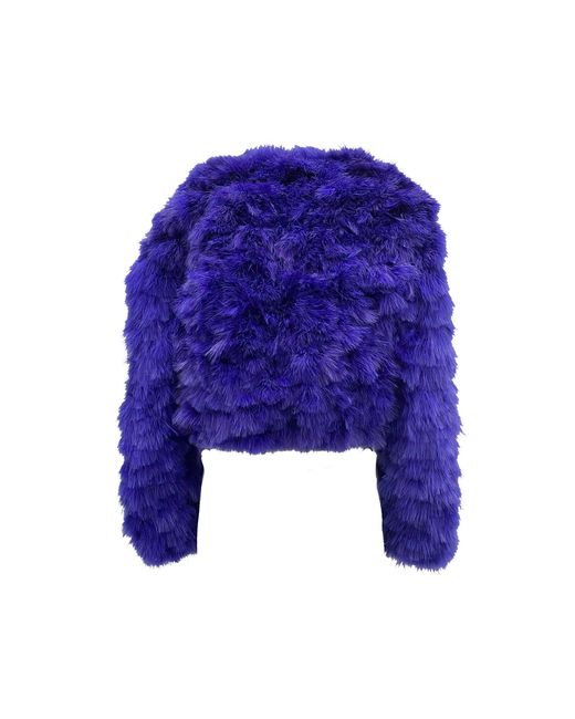 DSquared² Blue Feathers Bomber Jacket