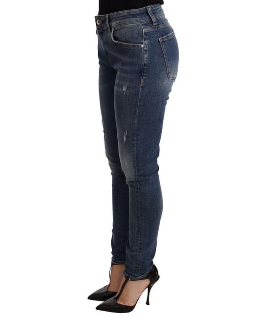Dolce & Gabbana Dolce Gabbana Blue Wash Skinny Denim Cotton Stretch Jeans