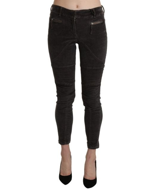 Ermanno Scervino Black Chic Capri Cropped Pants