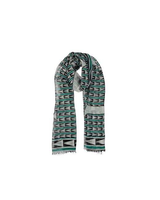 Lanvin Green Wool Scarf