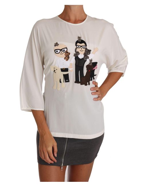 Dolce & Gabbana Gray Blouses