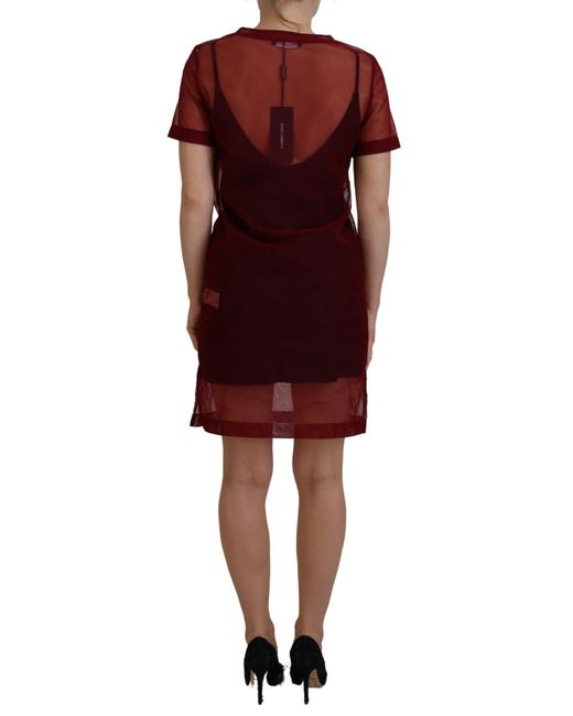 Dolce & Gabbana Black Mini Shift Dres