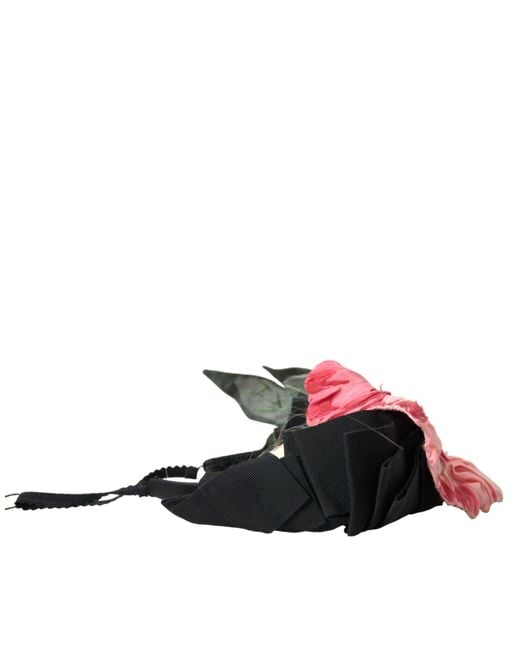 Dolce & Gabbana Multicolor Viscose Hair Parrucchiera Headband Diadem
