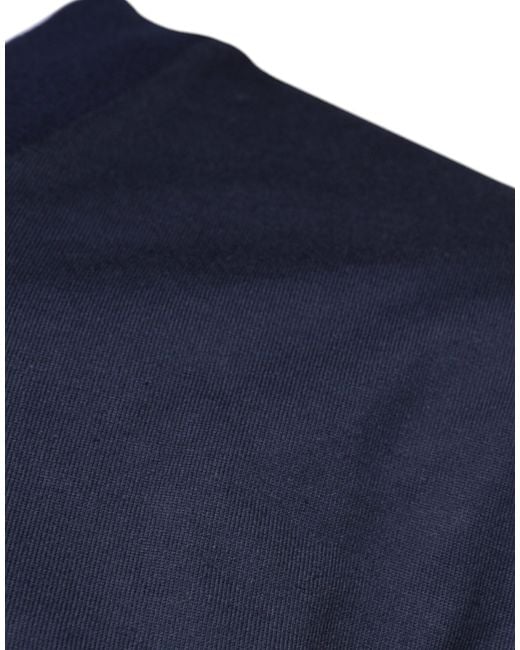 Dolce & Gabbana Red Cotton Vneck Short Sleeve T-Shirt for men