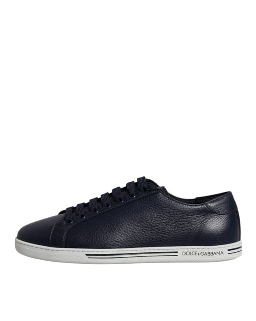 Dolce & Gabbana Blue Low Top Saint Tropez Sneakers Shoes for men