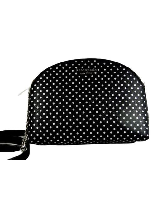 Kate Spade New York Spencer Metallic Dots Double Zip Crossbody Bag in