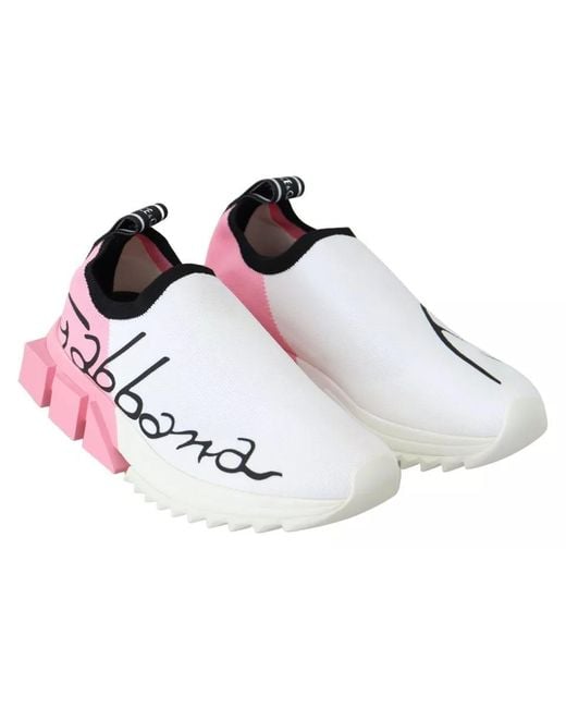 Dolce & Gabbana Black Logo Sorrento Sneakers Shoes