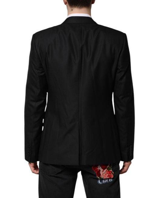 Dolce & Gabbana Black Single Breasted Suit 2 Piece Jacket for men