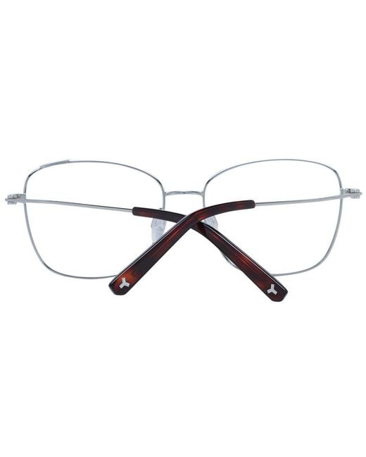 Bally Metallic Burgundy Optical Frames