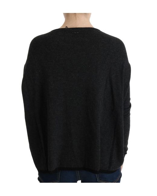 CoSTUME NATIONAL Black Viscose Knitted Sweater