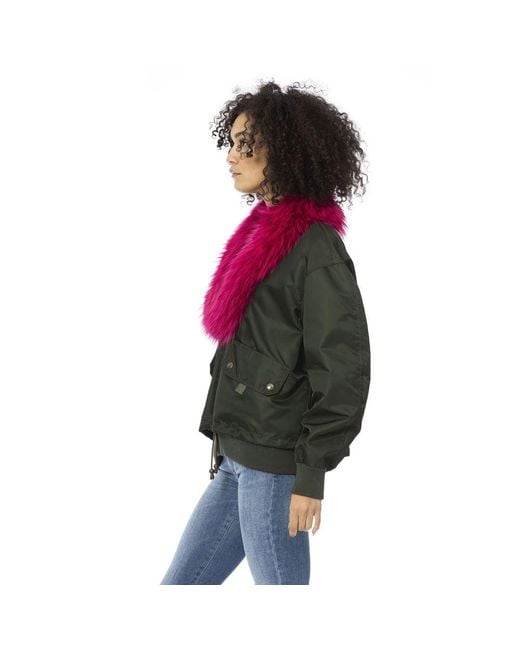 MR & MRS Red Polyamide Jackets & Coat