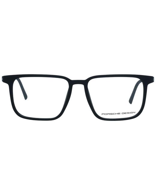 Porsche Design Black Plastic Glasses (Frames) for men