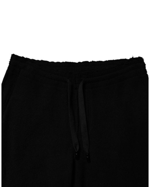 Dolce & Gabbana Black Slim Fit Joggers for men