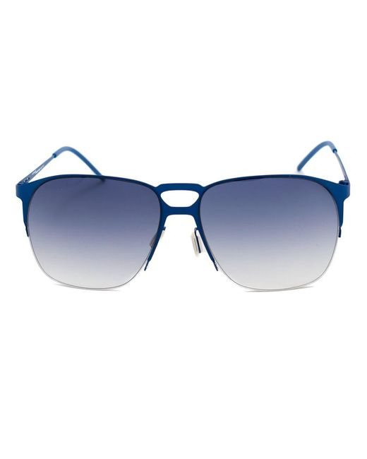 Italia Independent Blue Metal Sunglasses