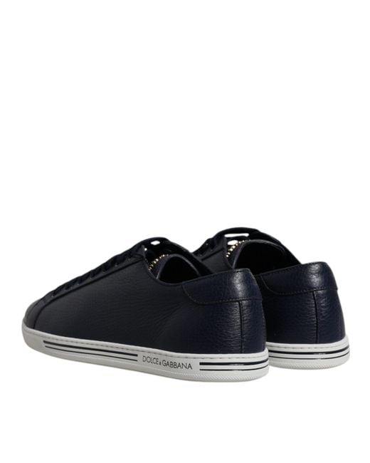 Dolce & Gabbana Blue Low Top Saint Tropez Sneakers Shoes for men
