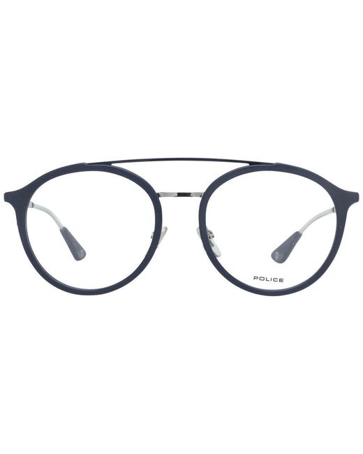 Police Blue Metal & Plastic Glasses (Frames) for men