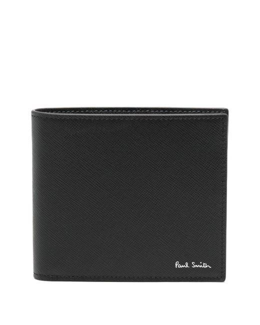 Paul Smith Black Leahter Bifold Wallet for men